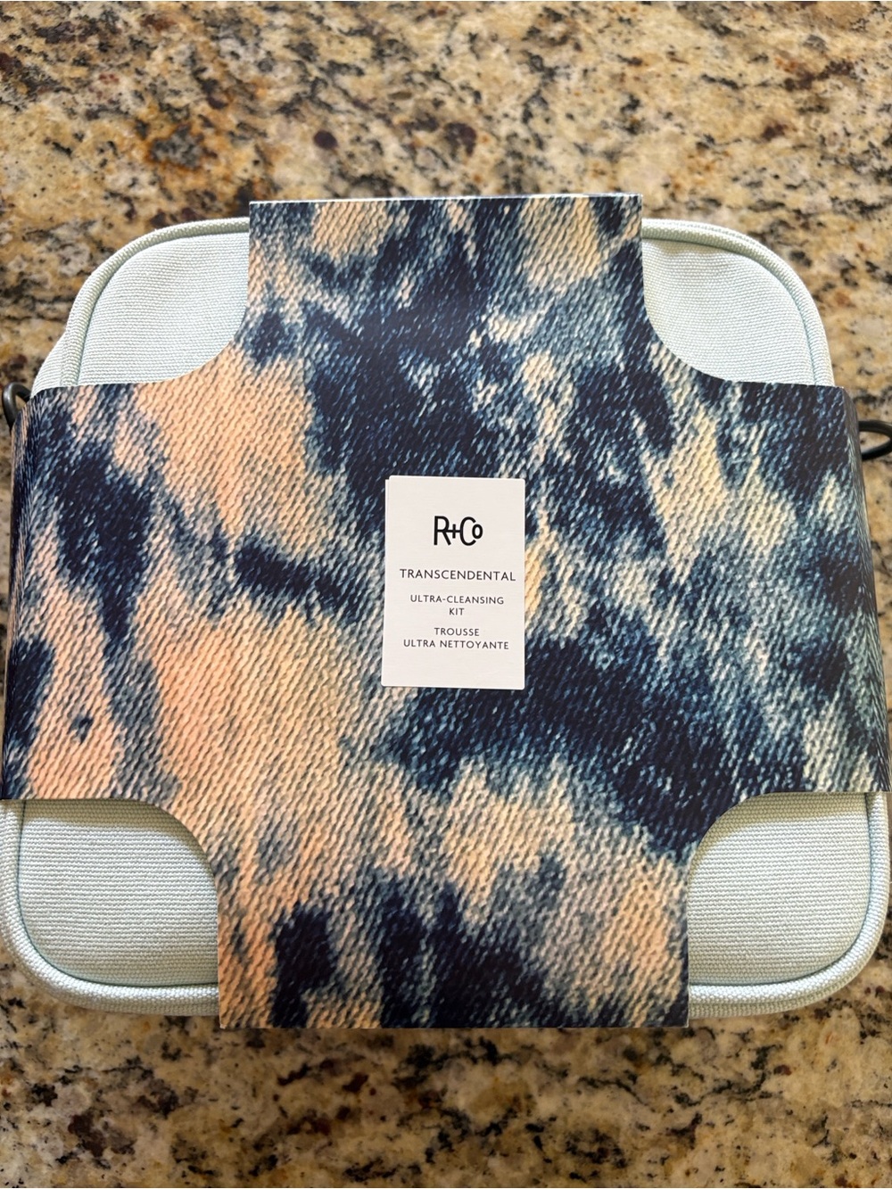 R+Co Transcendental Kit Case in Navy Blue and Cream